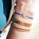 bracelet maman grave coeur cordon