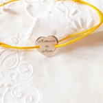 bracelet marraine personnalise coeur in love