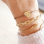 bracelet soeur personnalise coeur cordon in love
