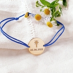 bracelet communion grave croix date adoree