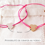 bracelets personnalisables or argent fille petite in love