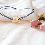 bracelet personnalise fille initiale petite adoree