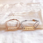 bracelets cordon ajustable personnalises prenoms enfants cadeau religieux