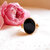 bague personnalisable noir et or reversible