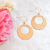 boucle oreille femme or martele
