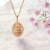 collier chaine femme medaille gravee ovale