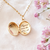 collier personnalise femme medaillon