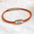 bracelet homme cuir personnalise tube grave