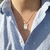 collier homme argent plaque personnalisable