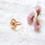 bague fleur or