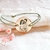 bracelet photo gravée couple