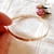 bracelet naissance personnalise maman martele