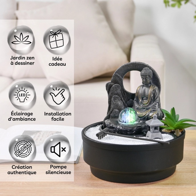 Fontaine jardin zen Sumana 3