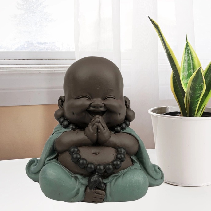 Mini bouddha rieur méditation 5