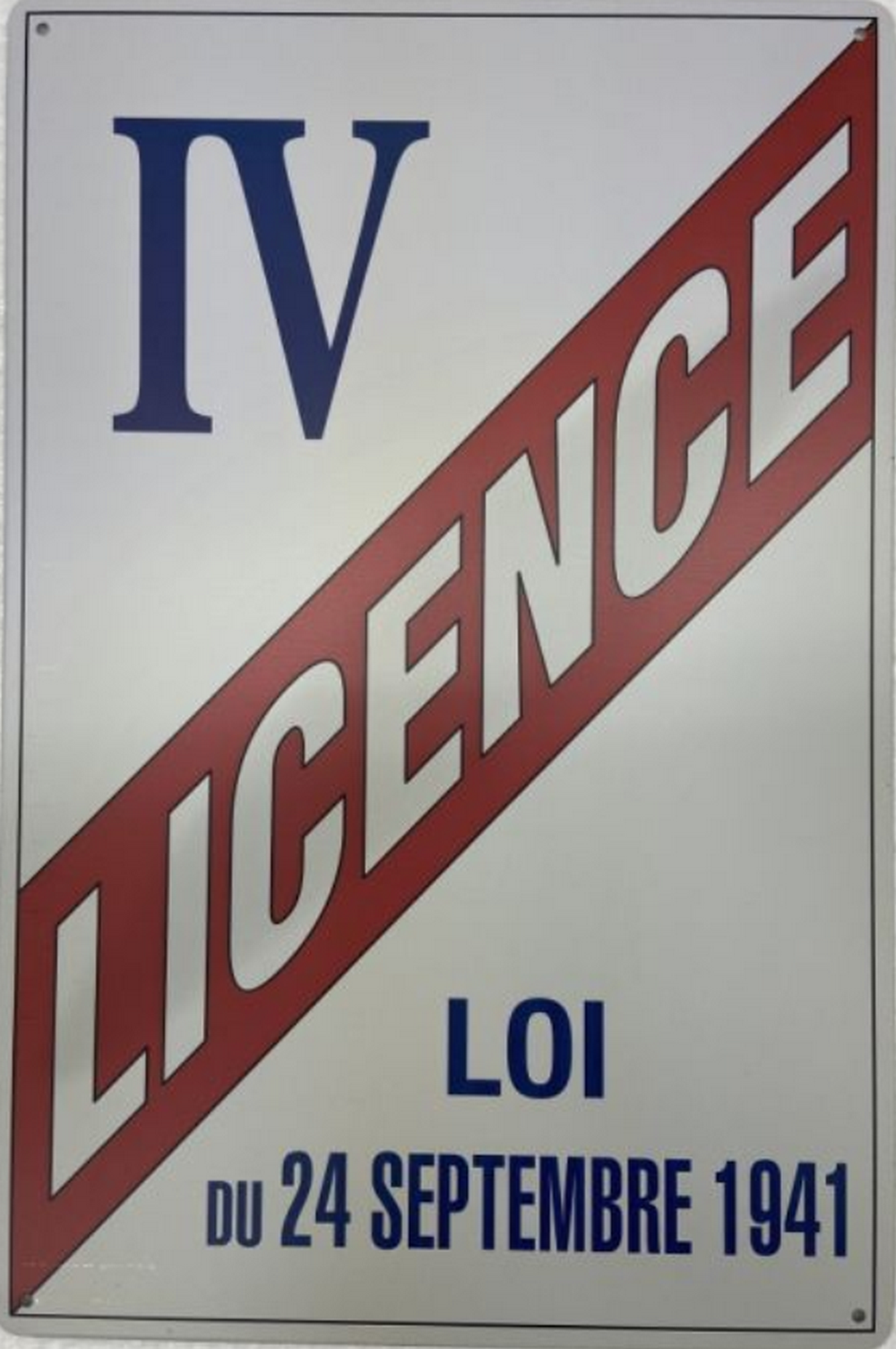 licence 4 - JF001WC