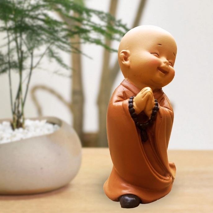 Figurine Bébé Bonze avec chapelet 5
