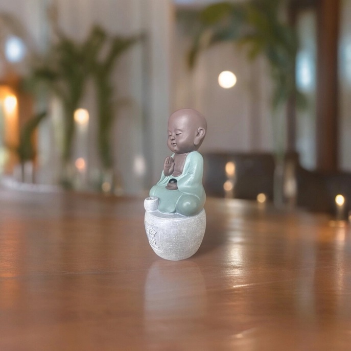 Figurine Bonze Porte-Encens Persévérance 3