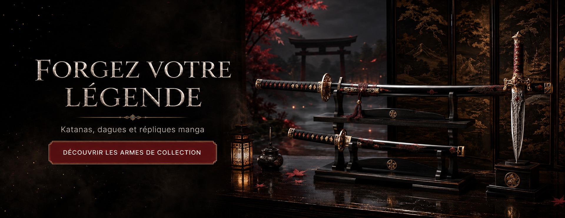 Katanas, dagues et répliques manga de collection – Univers Feerik