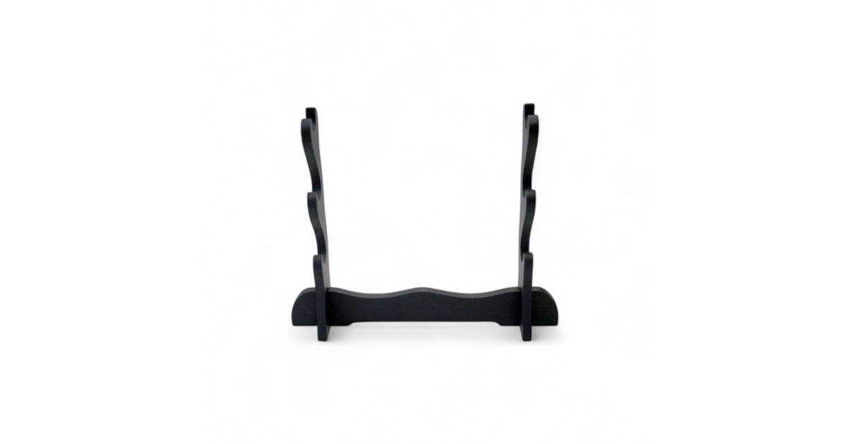 Support 3 places pour sabres en bois noir mat - Univers Feerik