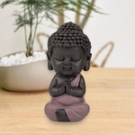 Figurine Bouddha Zen toge rose 5