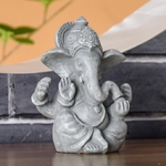 Figurine Ganesh finition style pierre 4