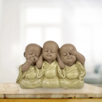 Figurine Les bonzes bouddhistes de la sagesse 2