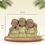 Figurine Les bonzes bouddhistes de la sagesse 6