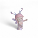 Figurine fantastique de fée et rêne - TPA013