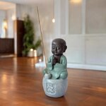 Statue bouddha porte-encens Tolérance 5