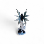 Statuette fée gothique et dragon blanc - NP655O