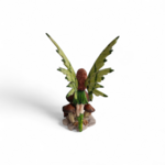 Figurine Elfe roux sur champignon - FD4206A