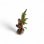 Figurine Elfe roux sur champignon - FD4206A