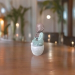 Figurine Bonze Porte-Encens Persévérance 3