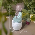 Figurine Bonze Porte-Encens Persévérance 5
