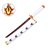 Mini katana de Kyojuro RENGOKU, personnage du manga DEMON SLAYER (SUPPORT INCLUS)_2017