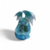 Dragon sur pierre bleue et cristaux lumineux - PW240216