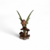 Figurine Elfe roux sur champignon - FD4206A