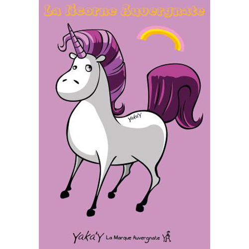 Magnet la licorne auvergnate