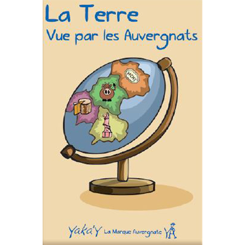 Magnet la Terre vue par les auvergnats