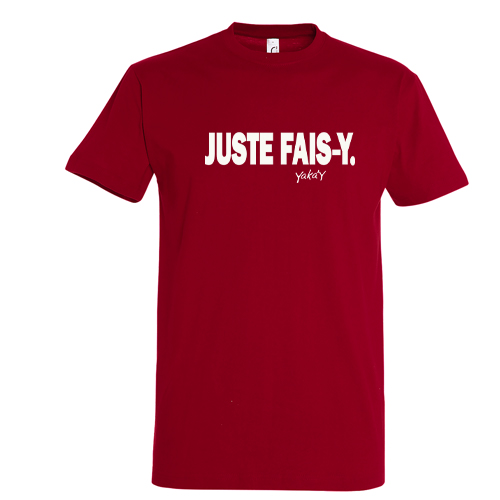 T-shirt-sportif-auvergnat rouge