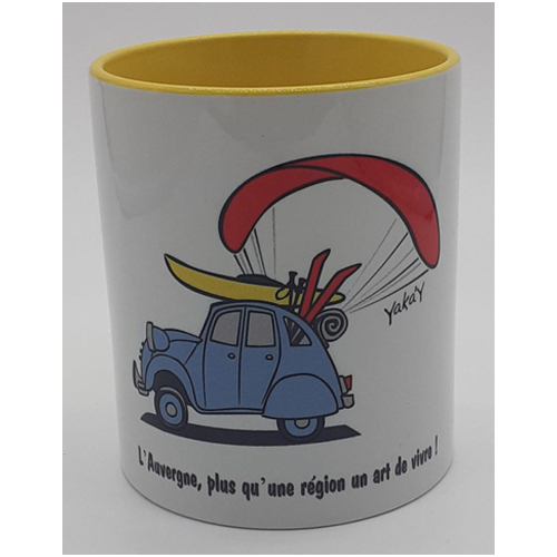 Mug 2cv jaune
