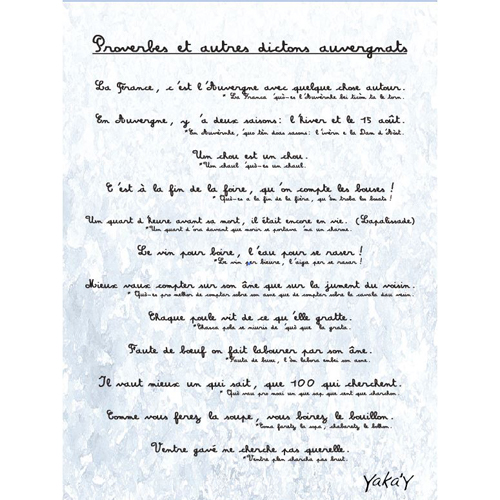 cp proverbes auvergnats