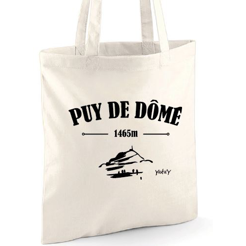 tote bag puy de dome naturel
