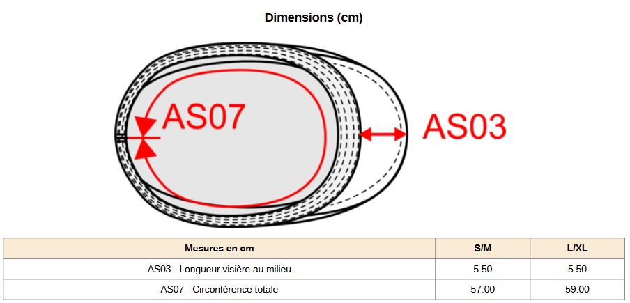 dimensions beret