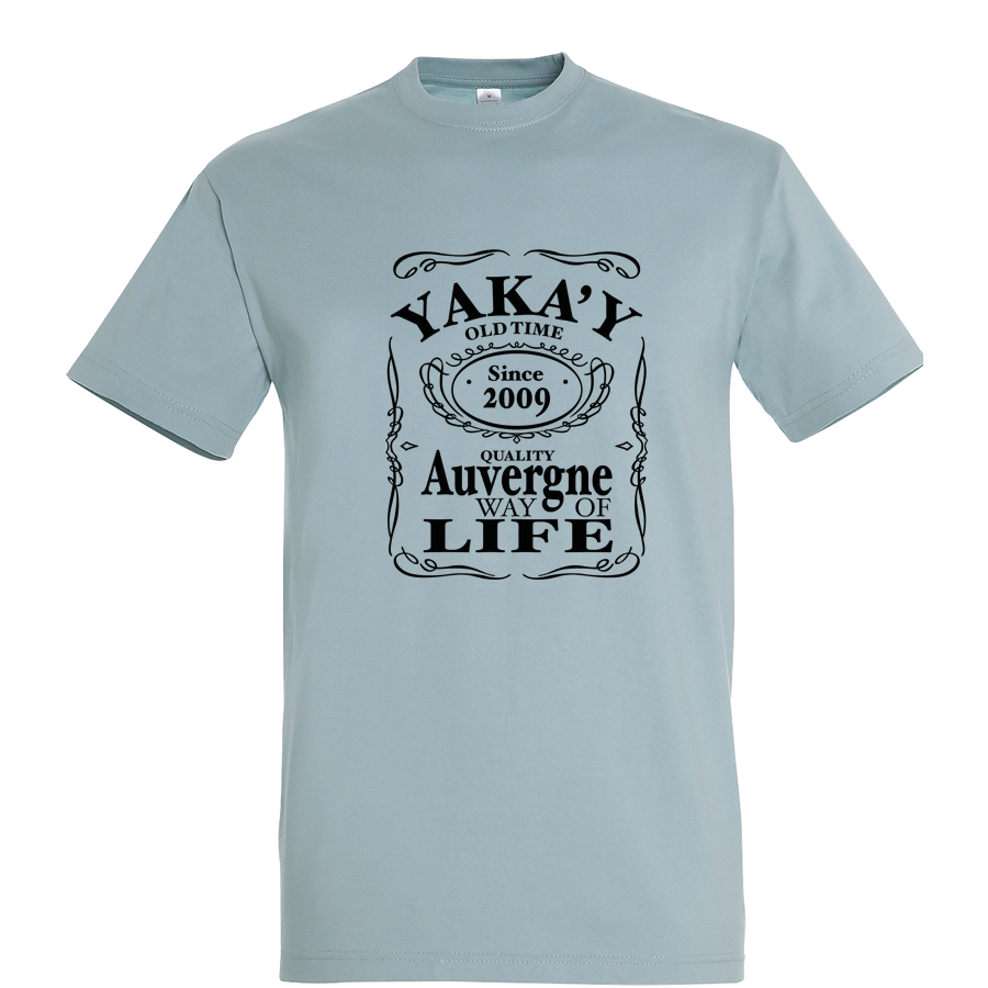 T-SHIRT JACK DANIELS BLEU