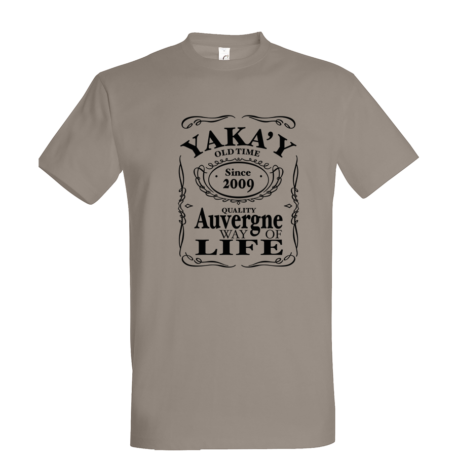 T-SHIRT JACK DANIELS GRIS