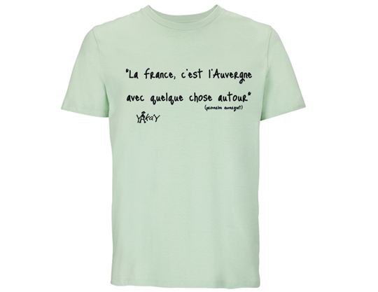 T-shirt vert proverbe