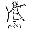 autocollant yky noir femme