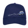 CASQUETTE BLEU MARINE 2CV CHAINE DES VOLCANS D AUVERGNE