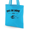 tote bag puy de dome bleu
